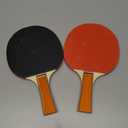 Professional Table Tennis Rackets Set Straight Horizontal Handles Anti-Slip Grip for Beginners and Advanced Training Lightweight for All Ages