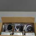 4 Inch Led Recessed Lights - with Night Light, 5CCT+2000K, LED Recessed Lighting, Canless Recessed Lighting 4 Inch, 12+3W 1100LM, Dimmable, ETL, with Junction Box, Black, 6 Pack