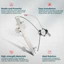 Power Window Regulator Rear Right Passenger Side with Motor fits for Acura MDX for 2001-2006, 72710S3VA03 748-559