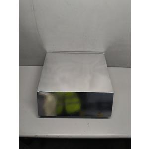 Portable Folding Magnetic Box Silver 20" x 16" x 7", Elegant Packaging for Christmas Weddings and Special Occasions with Lid