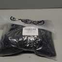 Women's High Waist Capri Leggings with Pockets Tummy Control Cropped Yoga Pants for Summer Fitness Workout Athletic (Medium, Black/Black/Black)