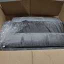 Reading Pillow Set for Adults 3-Piece - Ergonomic Back/Neck Support with Arms & Pockets - 26D High-Density Foam for Bed/Couch Reading Gaming Watching TV (Light Gray)