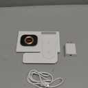 3 in 1 Foldable Charging Station for Apple Products,Wireless Charger for iPhone 17 16 15 14 13 12 Pro Max,Travel Dock Adapter&Light for iWatch Series 11 10 9 Ultra 3/2 SE 3/2,for AirPods 4 3 2 Pro 3/2 (White)