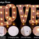 Small Led Marquee Letters, Light Up Letters, 8.58 Inch Led Letter Lights, Battery Powered Lighted Sign for Table, Party, Birthday, Christmas Decor (Pink Glitter, Letter G)