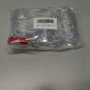 SUNWISHA 15pcs Christmas Clear Acrylic Balls Ornament Set with Bow Tie, Xmas Classic Tree Balls for Holiday Indoor Outdoor Dcor, Wreath, Garland, Party DcorStyle 1