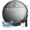 Robot Vacuum Cleaner and Mop/Robot Vacuum Cleaner with 2300Pa Suction, 2.87'' Slim Design, Wi-Fi/App/Voice Control, 3D Obstacle Avoidance&Self-Charging for Hard Floors, Carpets, Pet Hair