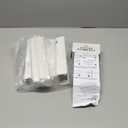 DEZ FURNISHINGS Cordless 2" Smooth Faux Wood Sidelight Single Blind, 9.75" W x 72" H, Smooth White