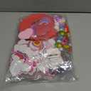 Valentine's Day Foam Heart Craft Kits Valentine Heart Ornaments Decorations 12 Sets Hearts Wreath DIY Crafts Kit Assorted Heart Foam Stickers Pom-poms Googly Eyes for Gift Exchange Activities