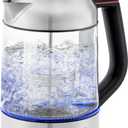 CUCKOO 1.7L Glass Electric Kettle with Tea Infuser, CK-G170BS