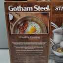 Gotham Steel 10 Pcs Tri Ply Stainless Steel Cookware Set, Pots and Pans Set with Induction Bottom, Made Without PTFE PFOA PFOS, Metal Utensil Safe, Oven and Dishwasher Safe