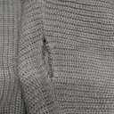EVALESS Quarter Zip Sweaters for Women Waffle Kint Long Sleeve Pullover Sweater Business Casual Outfits (Large, Gray)