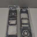 for JK JL JT Hinge Step Foldable Foot Pedal with Bottle Opener Compatible with 2007-2025 Jeep Wrangler JK JL JKU JLU & Gladiator JT 2/4 Doors, Foot Step Accessories Star Sign Door(2 PCS)