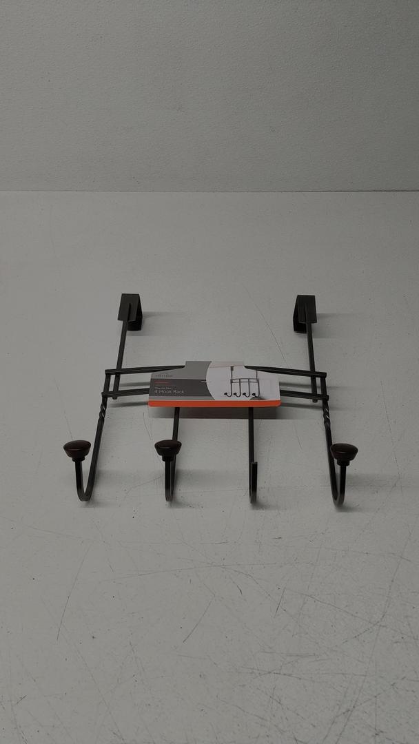 Spectrum Over the Door 4-Hook Rack
