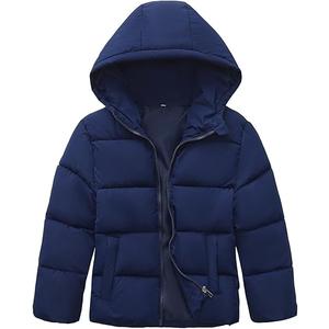 HOOD CREW Kids Boy’s Winter Coat Windproof Hooded Puffer Jackets Warm Outerwear Parka Padded Jacket 14