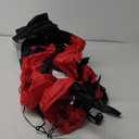 FunFanso 12FT Halloween Inflatable Spider Outdoor Decorations for Yard, Giant Blow up Halloween Holiday Decorations with Rotating Flame LED Lights, Large Red Spider for Garden Party Lawn Roof Porch