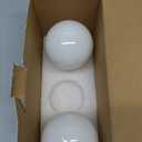 2Pack G30 LED Globe Light Bulbs 2700K Soft Light, 5.5W Decorative Globe Light Bulbs,E26 Base LED bulbs, CRI>90 Perfect use for Decor, Pendant, Bathroom/Vanity Mirror Makeup, Dimmable ,Milky glass