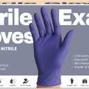 Supmedic SUP Exam Plus® Nitrile Gloves, Powder-Free Disposable Lab Violet (L)