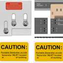 Generator Interlock Kit Suitable for Square D QO or Homeline 150 or 200 amp Panels, 1 3/8 Inches Spacing Between The Main and Generator Breaker, Professional Generator Interlock Kit