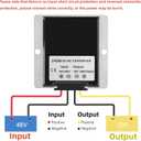 DC-DC 36V 48V to 12V 20A 240W Step Down Converter Golf Cart Voltage Regulator Reducer Transformer with Fuse Waterproof