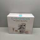 CASABREWS 3700 Essential Espresso Machine 20 Bar, Stainless Steel Cappuccino & Latte Machine with Steam Frother for Home, 43.9oz Water Tank, Coffee Gift for Women & Men, Silver