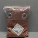 H.VERSAILTEX Blackout Patio Curtains 100 x 84 Inches for Sliding Door Extral Wide Blackout Curtain Panels Thermal Insulated Room Divider - Grommet Top, 7' Tall by 8.5' Wide - Washed Spice