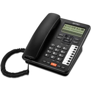 2-Line Corded Telephone Systems for Small Business and House, Desk Phone Only (Black)
