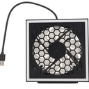 Gavigain Console Top Fan Game Console Top Fan Computer Cooling Fan 3 Speed 7 Lighting Modes Top Cooling Fan with RGB LED USB 3.0 USB 2.0 Port