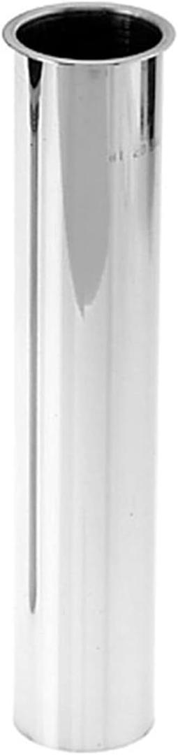 Westbrass D416-26 1-1/2" x 8" Flanged Tailpiece, Polished Chrome