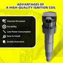 Set of 6 Ignition Coils Pack UF546 27301-3C000 & 6 PCS Iridium Spark Plugs Compatible with Hyundai Kia Azera Entourage Santa Fe Sonata Veracruz Optima Sedona 2.4L 3.3L 3.5L 3.8L V6