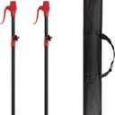 Cabinet Jacks Support Pole 54" to 114" for Installing Cabinets Steel 3rd Hand System Steel Telescopic with 154 lbs Capacity for Jacks Cargo Bars Drywalls Cabinet Installations 2Pack Adjustable