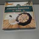 Chicken Shredder | Chicken Shredder Tool Twist | Meat Shredder for Chicken Breast, Visible Kitchen Gadgets Grinder Machine, Anti-Slip Strip, Ergonomic Handle, BPA Free, Easy Clean (Black)