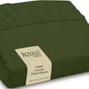 Royale Linens Fitted Sheet California King - Ultra Soft 1800 Brushed Microfiber - Hotel Luxury Bottom Sheets - Wrinkle Free & Fade Resistant - Deep Pocket Fitted Sheet Only (King Cal, Hunter Green)
