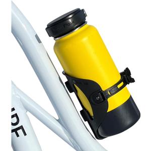 ABC by BiKASE - Any Bottle Cage, Bike Water Bottle Holder - Fits Any Bottle, Container, Speaker, Bicycle Bottle Holder for Frame or Handlebar (screw/no strap)