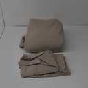 Bedsure Duvet Cover King Size - Soft Double Brushed Bedding Set for Kids & Adults, Zipper Closure, 3 Pieces, Includes 1 Duvet Cover (104"x90") & 2 Pillow Shams, NO Comforter, Khaki