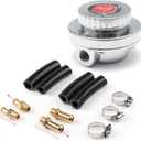 Performance Fuel Pressure Regulator, Adjustable Manual Car Fuel Pressure Control Valve for Carburetor Engine