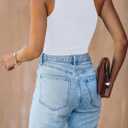 Womens Halter Tops Summer Sleeveless Shirts Sexy High Neck Fitted Tops Racer Back Tank Tops Blouses (White, S)