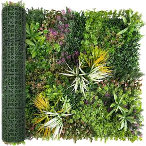 Artificial Grass Wall Roll Panels: 40''x120''Boxwood Hedge Panels, UV-Anti Privacy Fence Screen, Fake Greenery Backdrop for Indoor Outdoor Garden, Party, Wedding Decor
