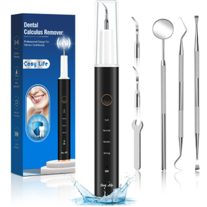 Electric Plaque Tartar Remover for Teeth - Safe Ultrasonic Tooth Cleaner Dental Tools Teeth Cleaning