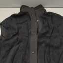 Gozoloma Women's Oversized Fleece Vest Sleeveless Casual Button Down Piecing Fuzzy Sherpa Gilet Jacket with Pockets (Medium, Black)