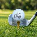 3 Pcs Father of the Groom Gift, Father of The Bride Gifts from Bride Wedding Golf Balls with Special Pattern Engraved, for Present Husband Dad Men Golfer Sports Enthusiast Wedding Party Favors