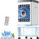 Portable Air Conditioners,Evaporative Swamp Air Cooler 3-in-1 Free Standing Cooling AC Unit with Fan & Humidifier,Windowless Portable AC Unit with Remote, Fast Cooling, 7H Timer for Bedroom,Office