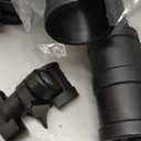 Projector Stand Tripod Adjustable, Laptop Height from 23.5 to 63.5 inches with Gooseneck Phone Holder, Floor for Office, Home, Stage, Studio, DJ Racks Holder Mount, 23.5inch-63.5inch (Black)