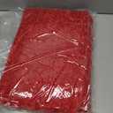 CozeCube Chenille Throw Blanket for Couch, Cozy Plush Fuzzy Decorative Christmas Red Blanket with Fringe Tassels, Lightweight Throws for Bed Sofa Gift Home Decor, 60"X80"