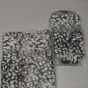 EIMMBD Makeup Bag 3 Pieces Large Capacity Cosmetic Bags Travel Toiletry Bag Organizer Cute Makeup Pouch Storage for Women(Black White)