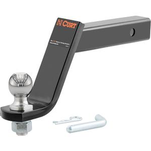 Loaded Ball Mount with 2" Ball (2" Shank, 7,500 lbs., 6" Drop)