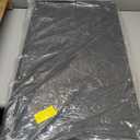 34" Folding Table, Portable Square Folding Card Table with Collapsible Legs & Carrying Handle, Plastic Tables for Camping,Picnic, Office, Party, Black