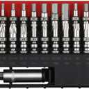 VESSEL IMPACT BALL™ Torsion Bit 30+1 PC. Set in SLIDE CASE No.IB31P02U Made in Japan by VESSEL