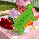 3 x Lemicin Dinosaur Valentines Box Valentines Day Boxes for Kids DIY Valentine Day Card Box with 35 Valentine Cards Valentine's Mailbox for Kids School Classroom Exchange Gift Party Activity Favors