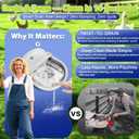Automatic Animal Drinking Water Bowl with Float Valve, Extended Pipe & Drain Hole, Stainless Steel Waterer Feeder Farm Dog Dispenser Kit Self Filling for Livestock Horse Goat Water Trough