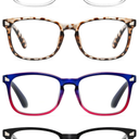 Reading Glasses for Women/Men, Eyeglasses, Blue Light Readers for Women/Men, Computer Eye Glasses, Cheaters, 1.0